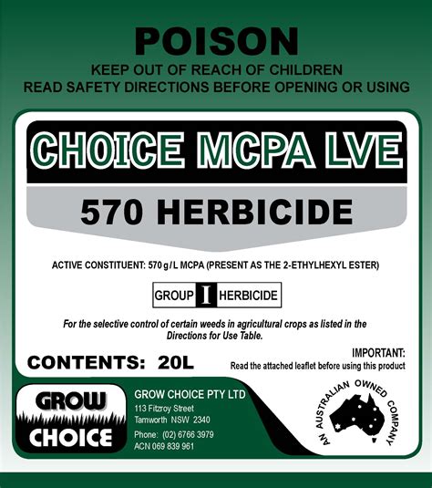 mcpa lve label|lve mcpa 570 herbicide label.